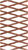 Решетка складная 1.8х0.3 коричневая