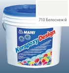 эпоксидная затирка для швов Kerapoxy Design 3кг цв. 710 белоснежный