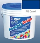 эпоксидная затирка для швов Kerapoxy Design 3кг цв. 740 синий