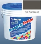 эпоксидная затирка для швов Kerapoxy Design 3кг цв. 770 антрацит