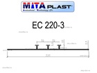 Гидрошпонка ПВХ MitaPlast EC 220-3