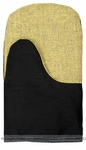 Рукавицы утепленные на ватине, ткань "Диагональ" с брезентовым налодонником